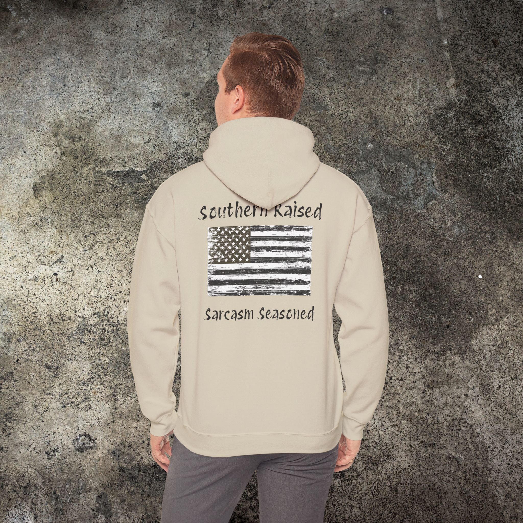 Southern Raised Hoodie — "Sarcasm Seasoned"