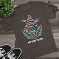 Not Built to Stay Tee — 'This World Is Not My Home' Christian Nautical T-Shirt