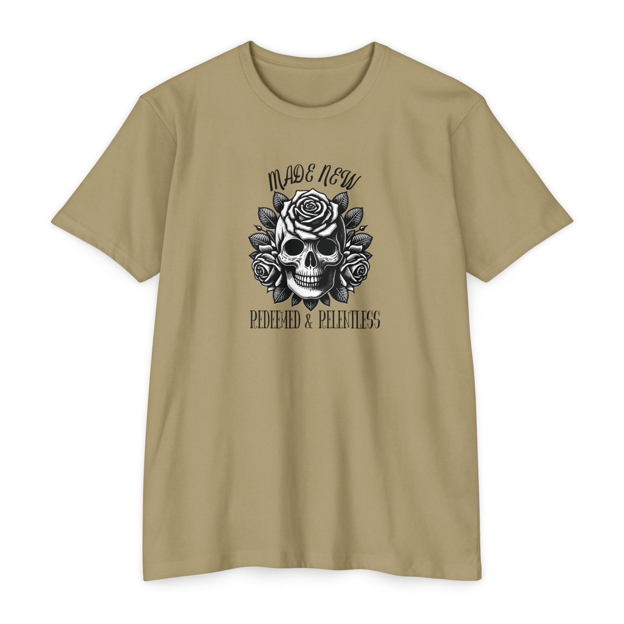 Redeemed & Relentless Christian Tee