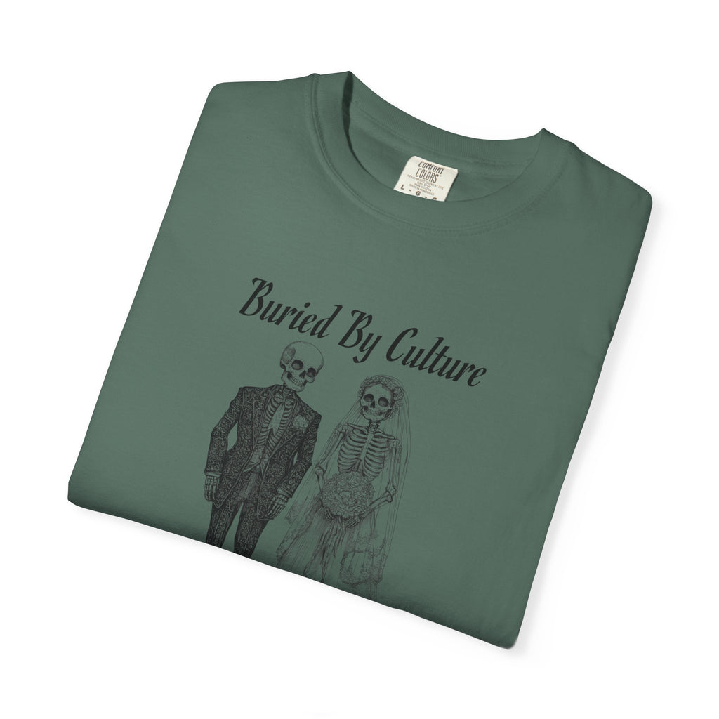 T-Shirt — "Buried By Culture, Bound By Covenant" Vintage Couple Graphic