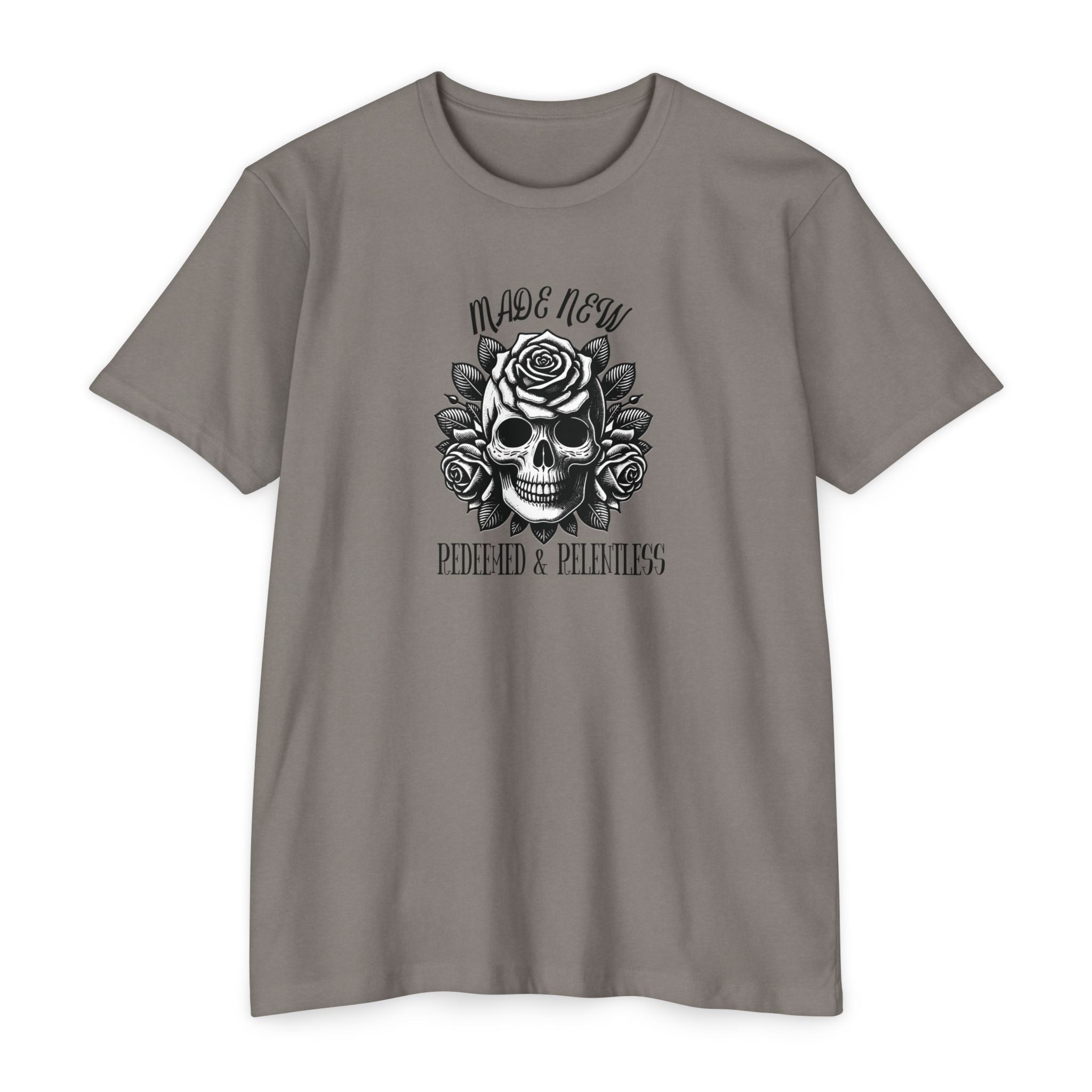 Redeemed & Relentless Christian Tee