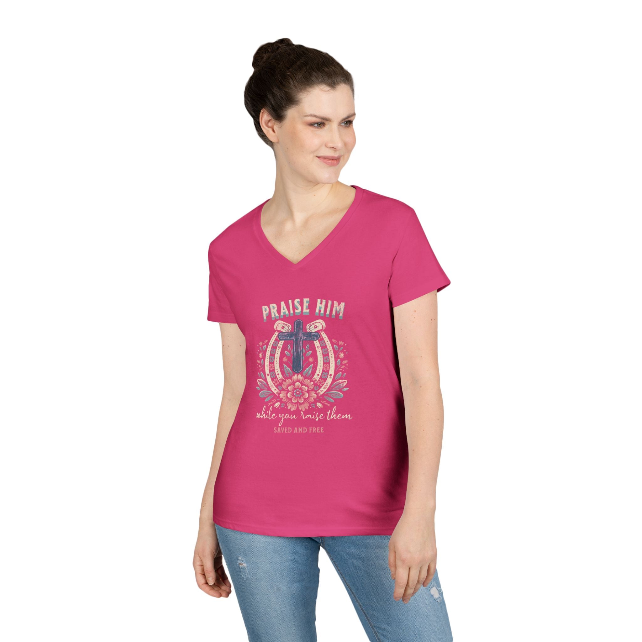 Praise Him While You Raise Them Tee
