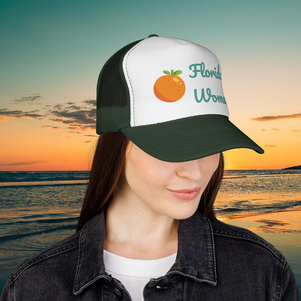Florida Woman Trucker Cap