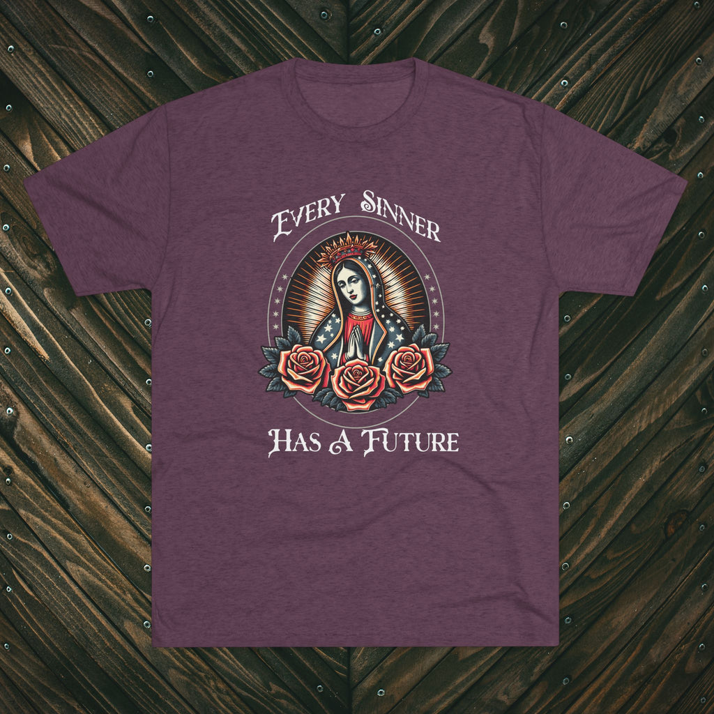 Crew Tee — "Every Sinner Has a Future"