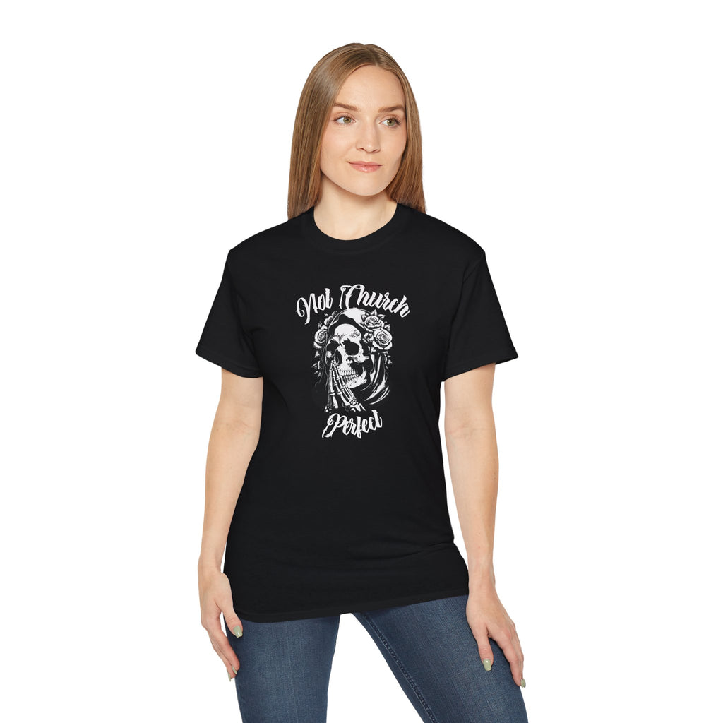 Not Church Perfect Skull Tee