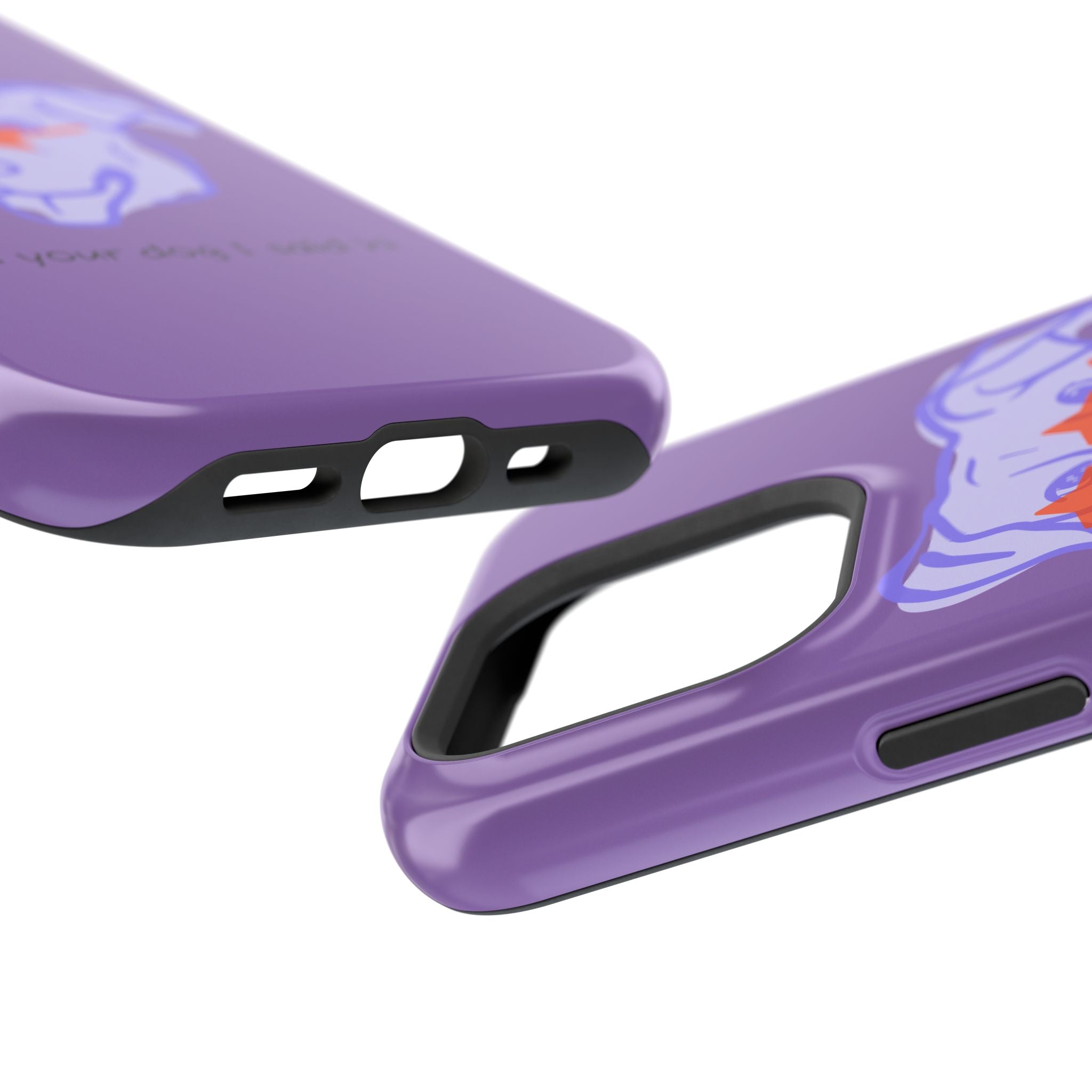 Impact Resistant Case — Purple Dog “Tell your dog I said hi”