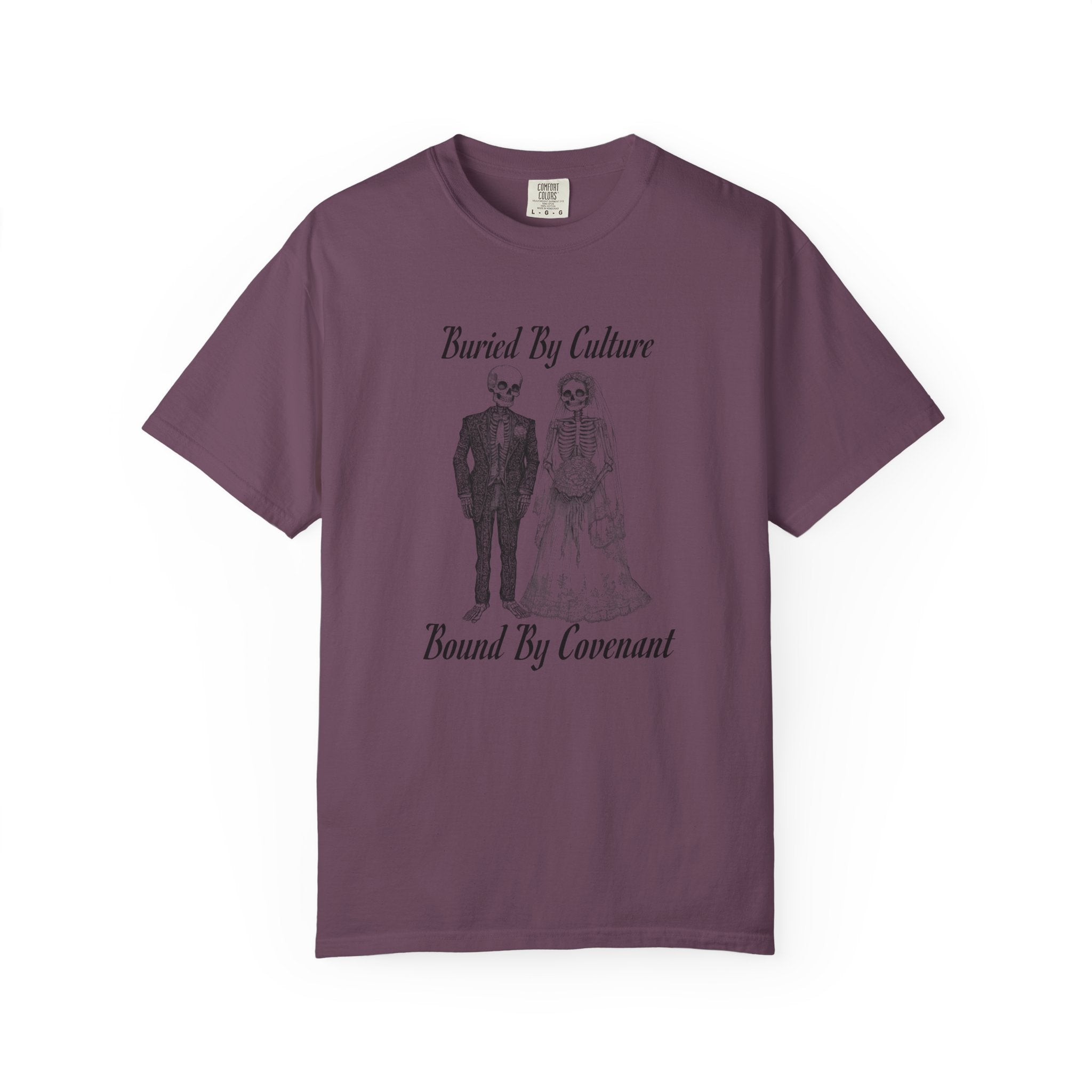 T-Shirt — "Buried By Culture, Bound By Covenant" Vintage Couple Graphic