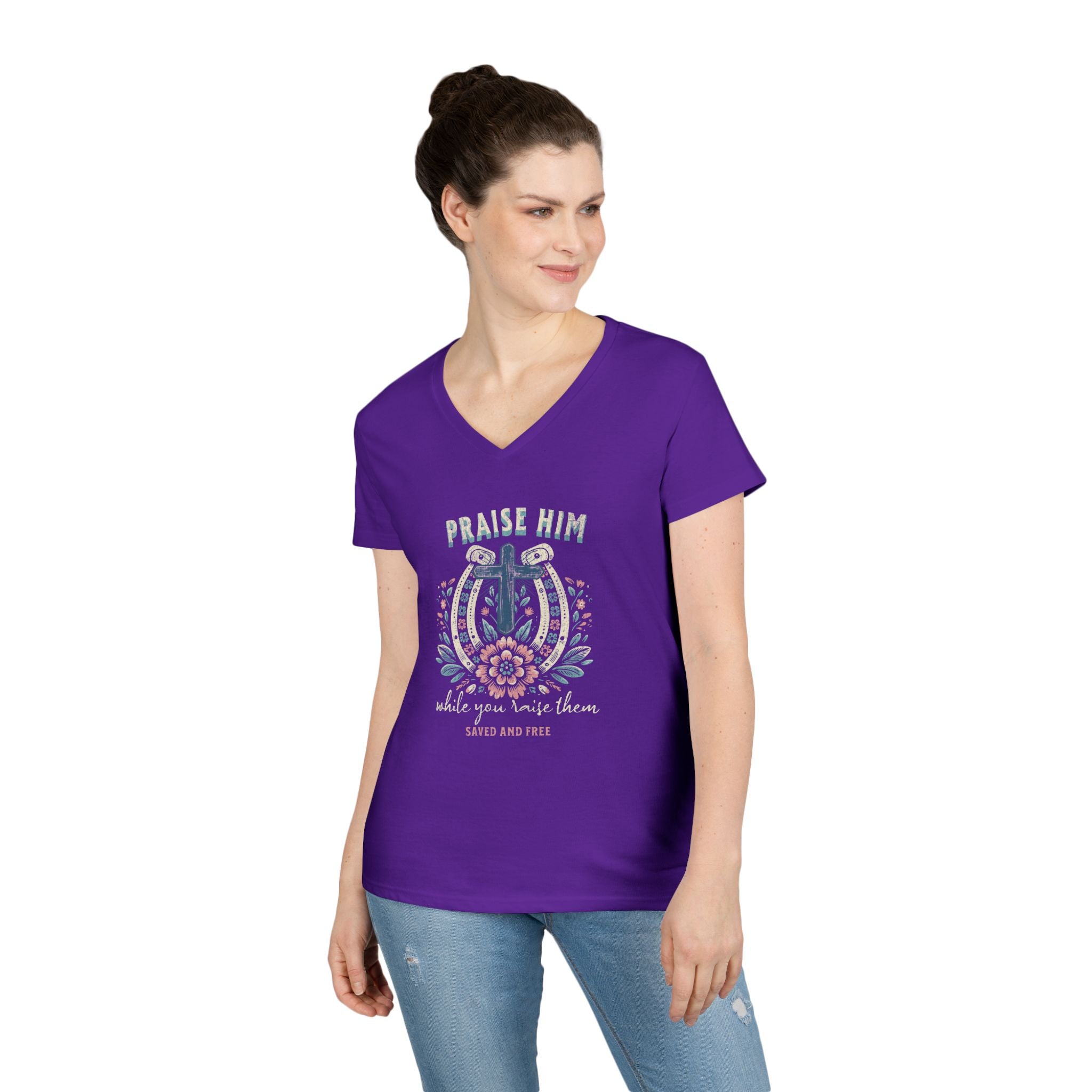 Praise Him While You Raise Them Tee