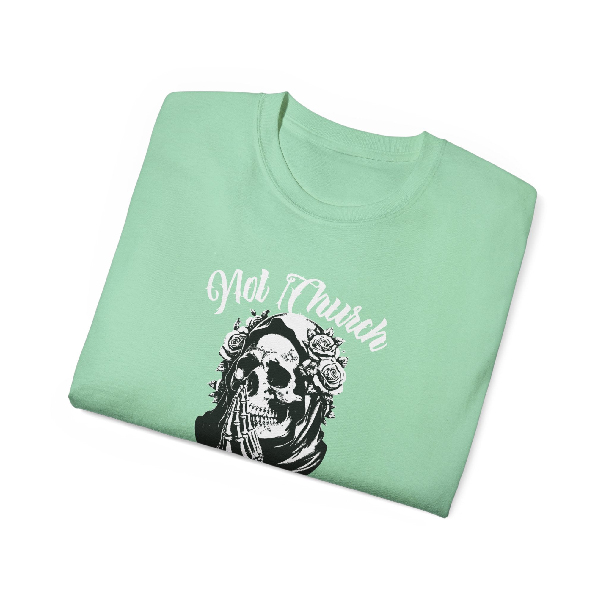 Not Church Perfect Skull Tee