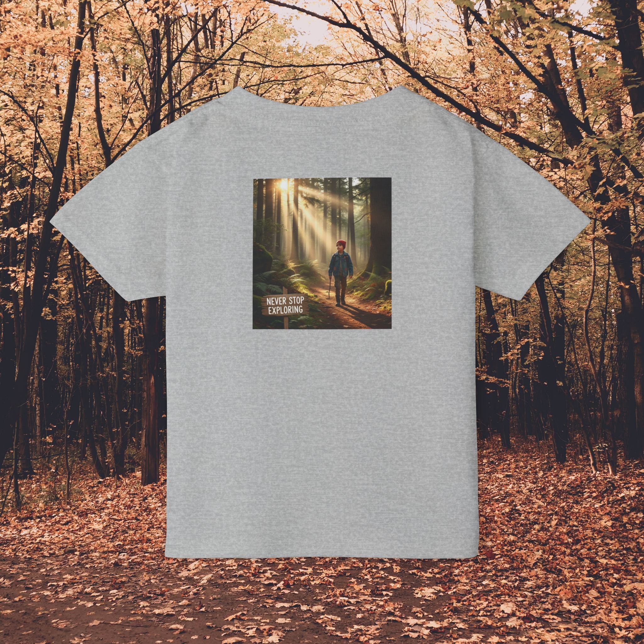 Toddler T-Shirt — "Never Stop Exploring"