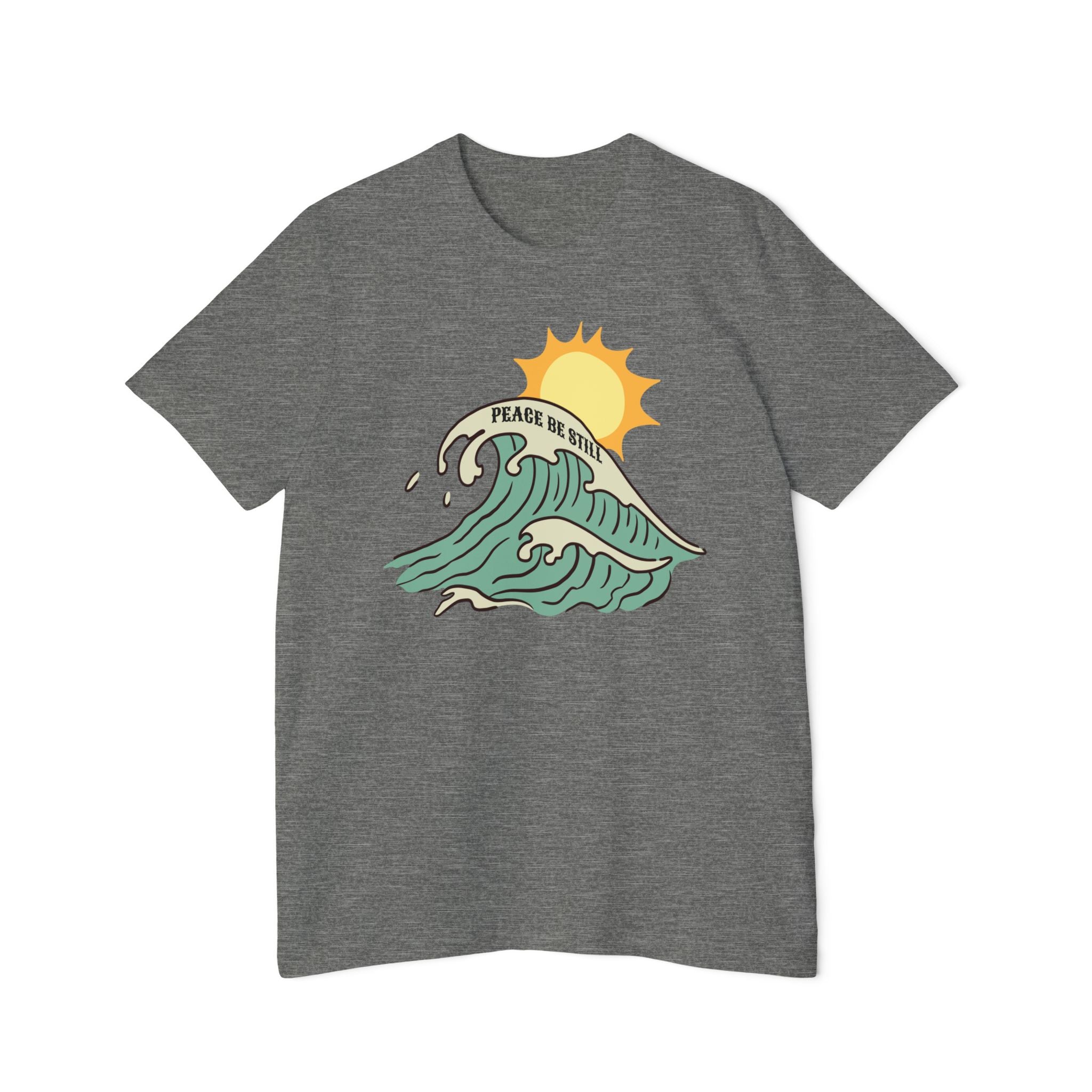 Peace Be Still T-Shirt — "Retro Son" Christian Tee