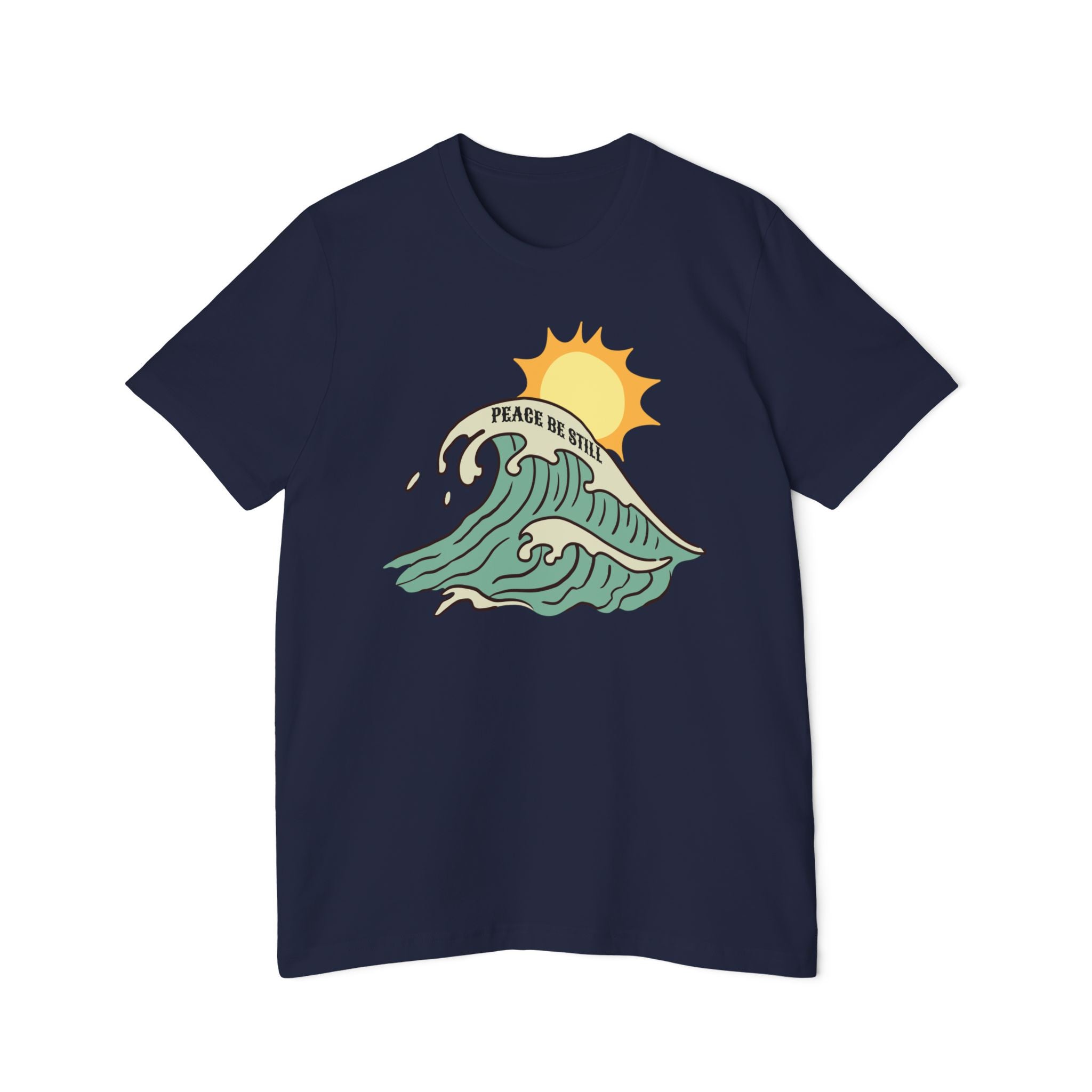 Peace Be Still T-Shirt — "Retro Son" Christian Tee