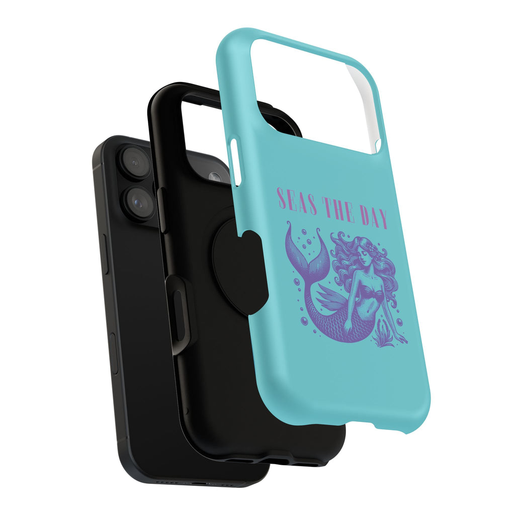 iphone Mermaid ‘Seas the Day’ Impact-Resistant Phone Case
