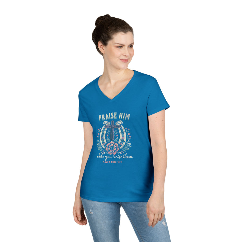 Praise Him While You Raise Them Tee