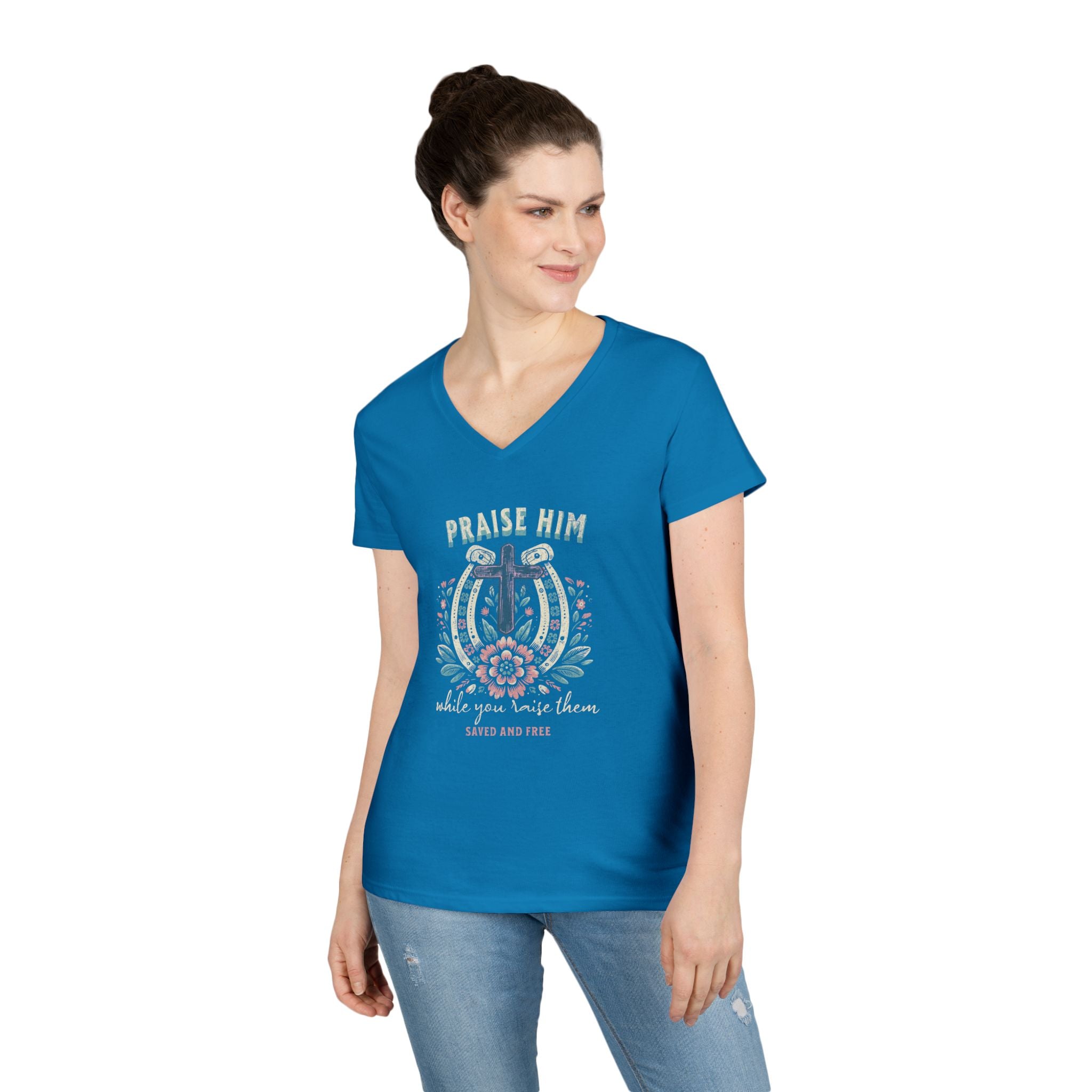 Praise Him While You Raise Them Tee