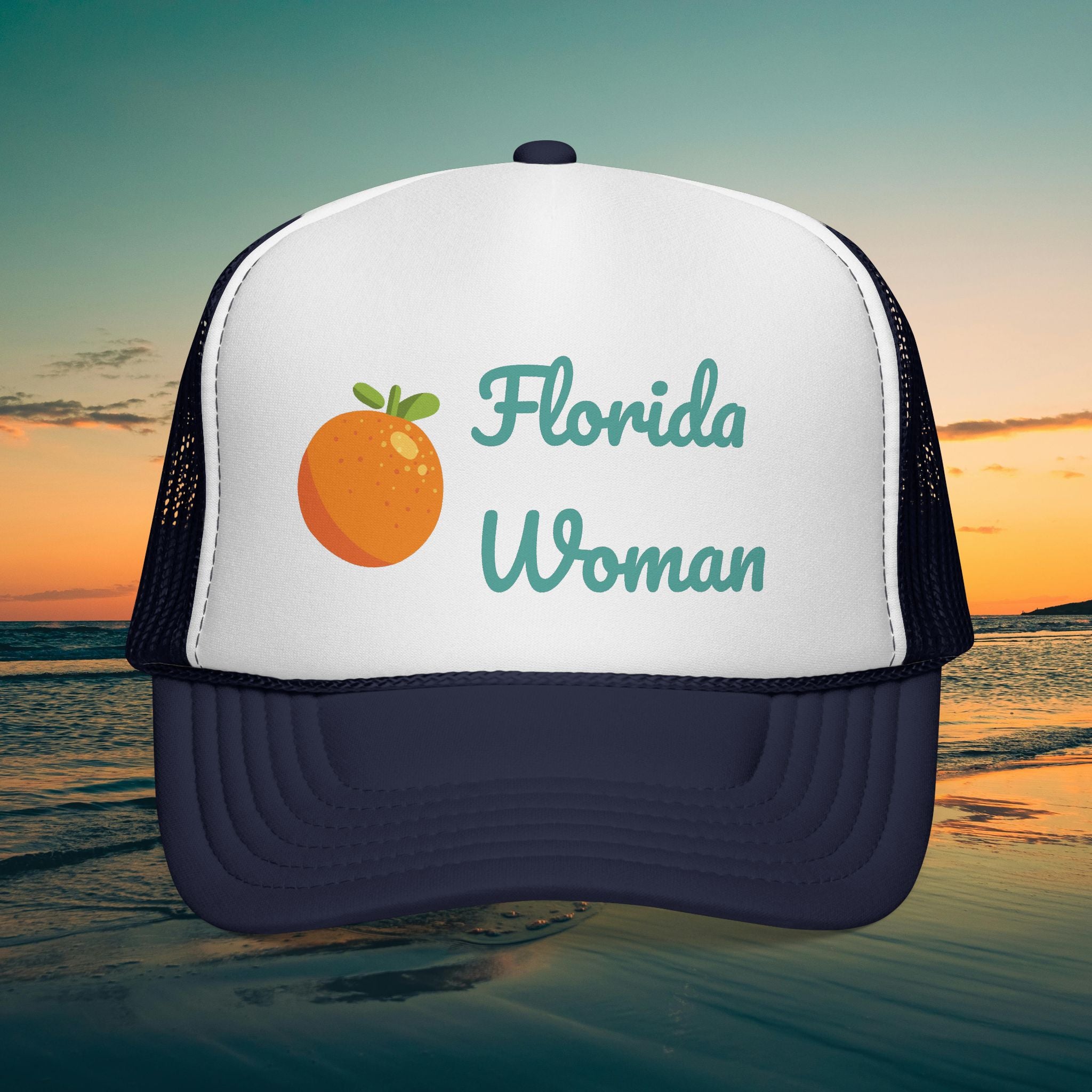 Florida Woman Trucker Cap