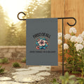 Garden Flag - "First of All, Jesus Thinks I’m a Delight" Floral Garden Banner