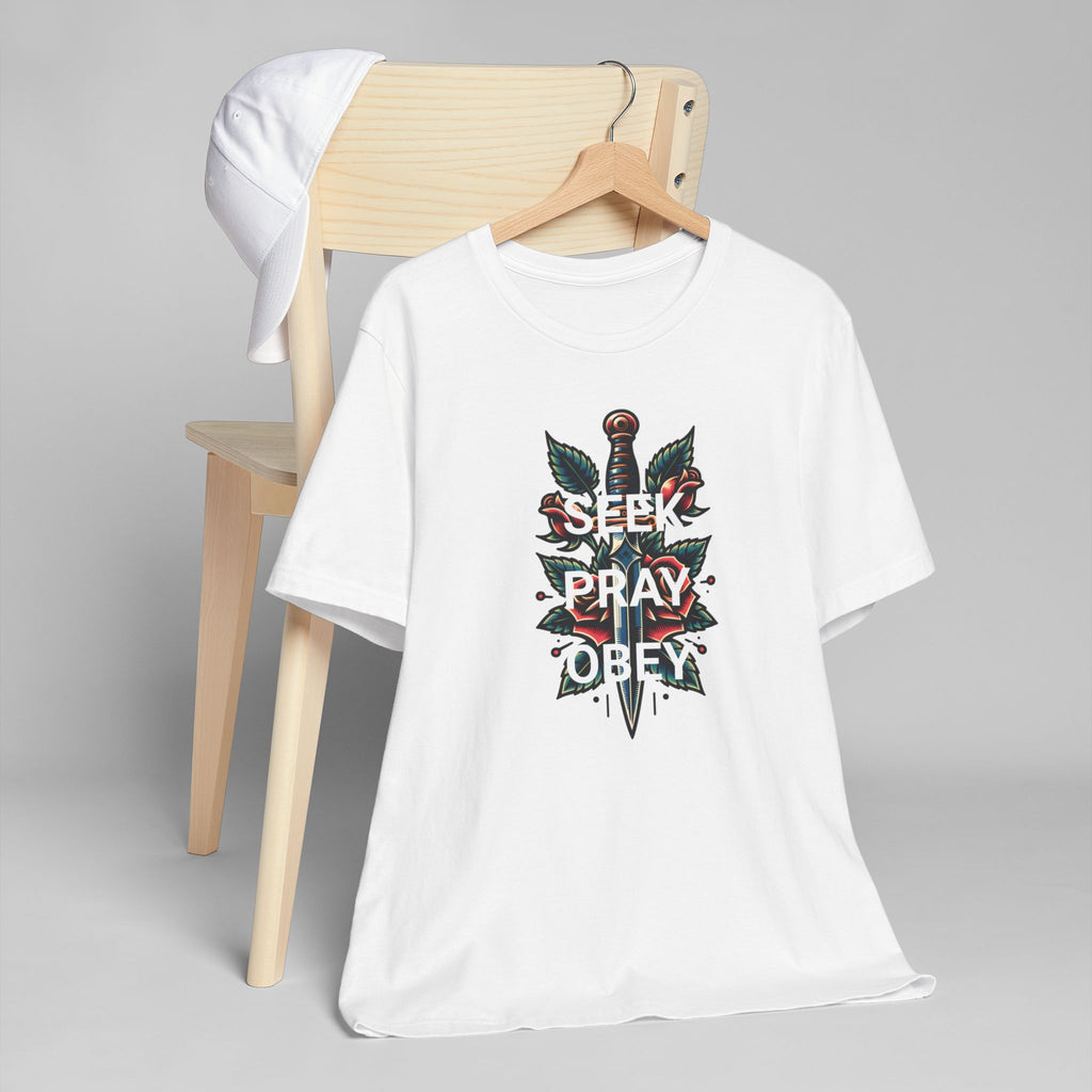 Seek Pray Obey Tee