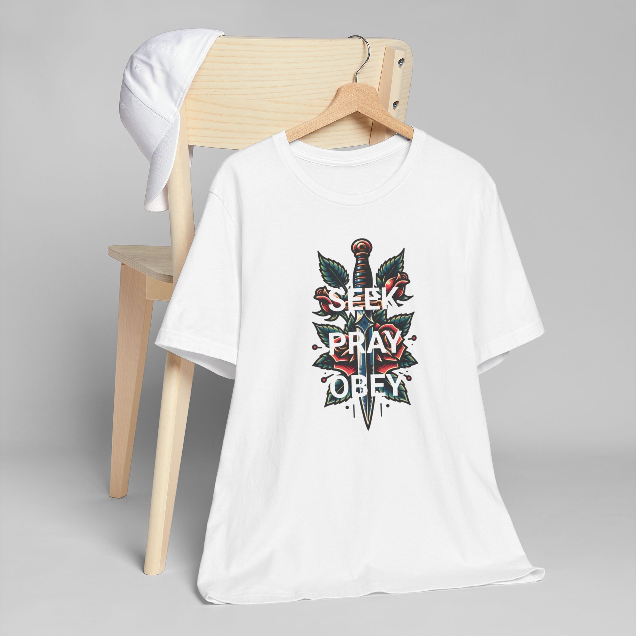 Seek Pray Obey Tee