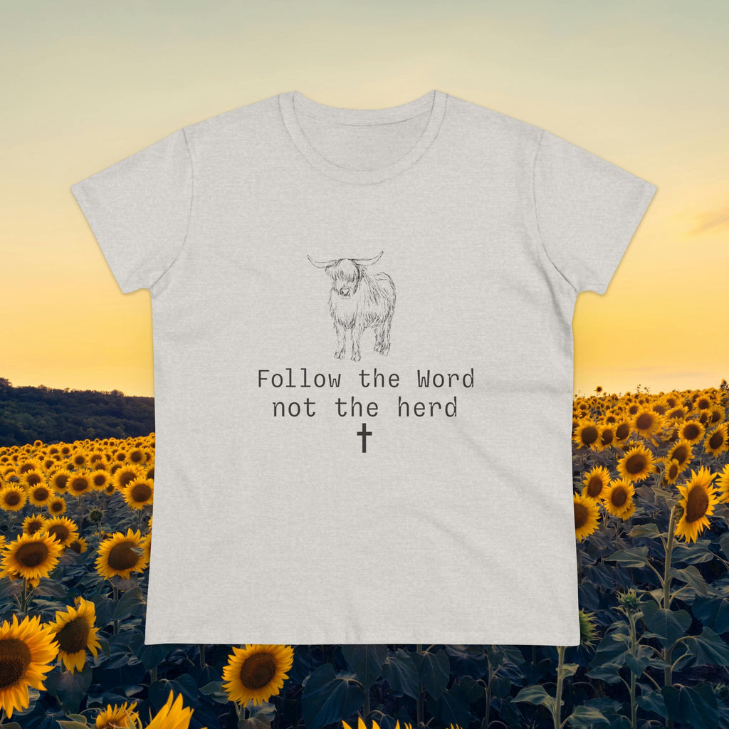 Graphic Tee — "Follow the Word Not the Herd"