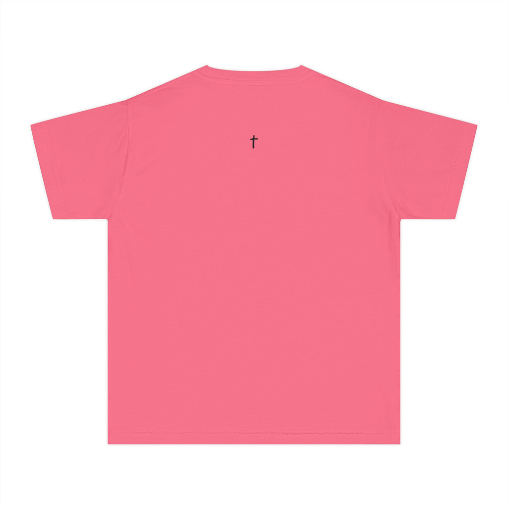 Youth Tee — "First of all Jesus thinks I’m a delight" Kids T‑Shirt