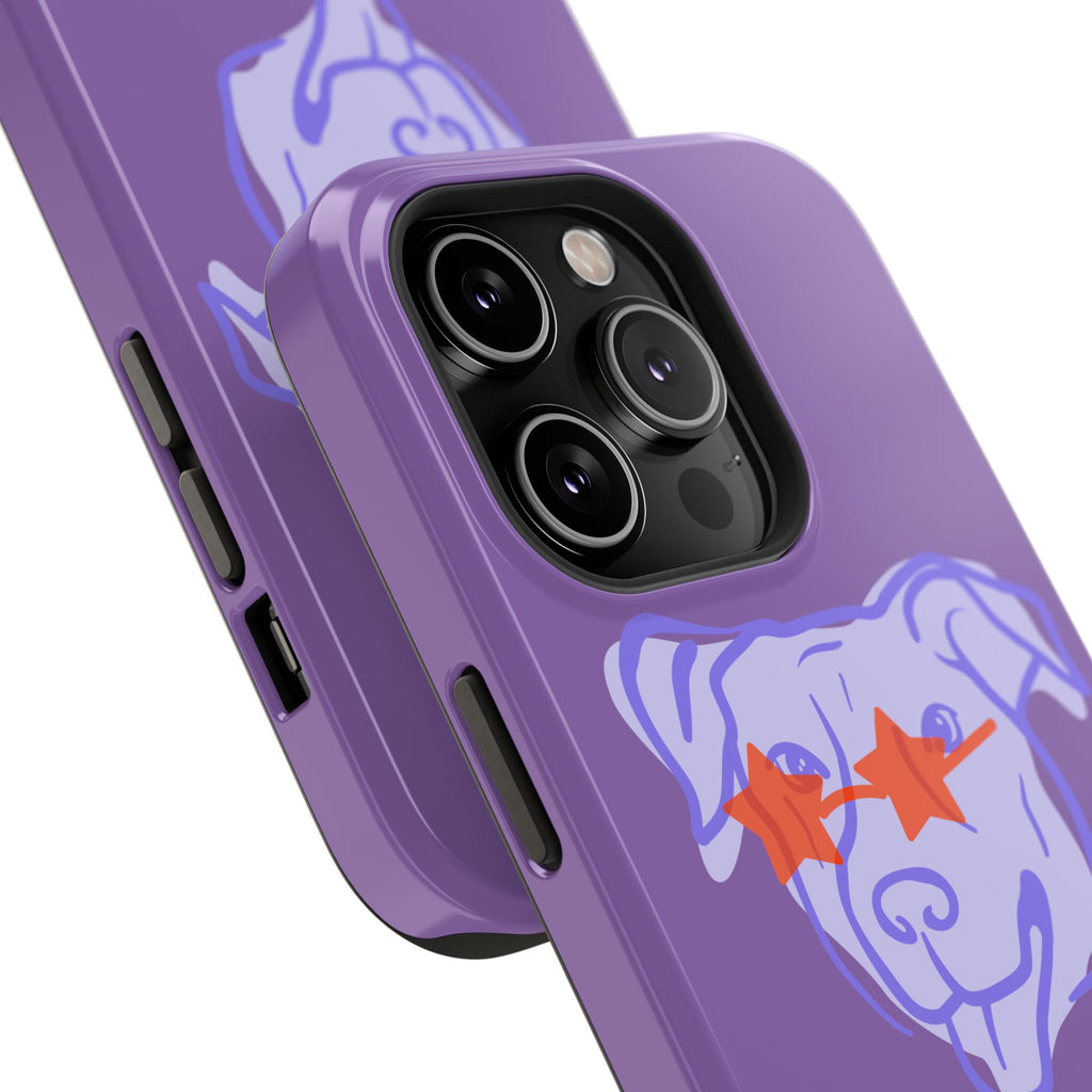 Impact Resistant Case — Purple Dog “Tell your dog I said hi”
