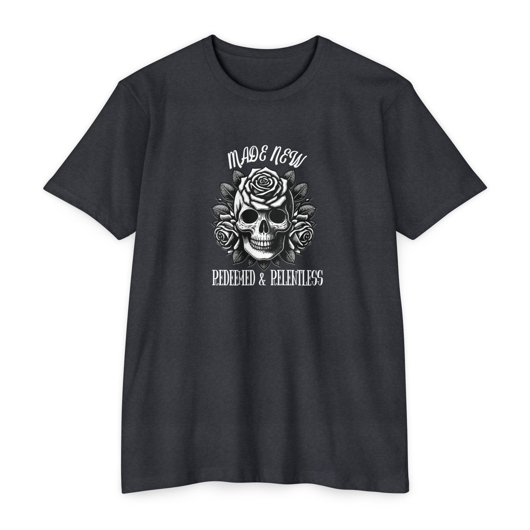 Redeemed & Relentless Christian Tee