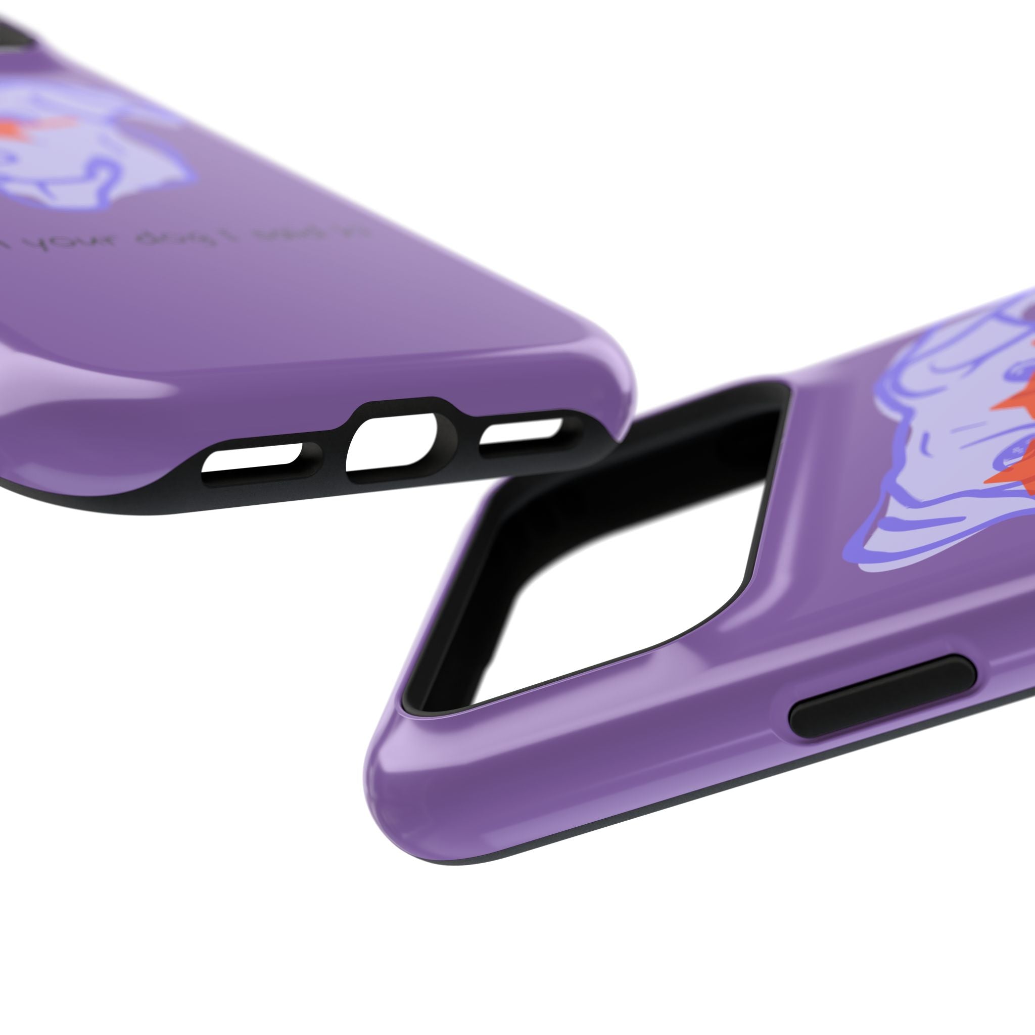 Impact Resistant Case — Purple Dog “Tell your dog I said hi”