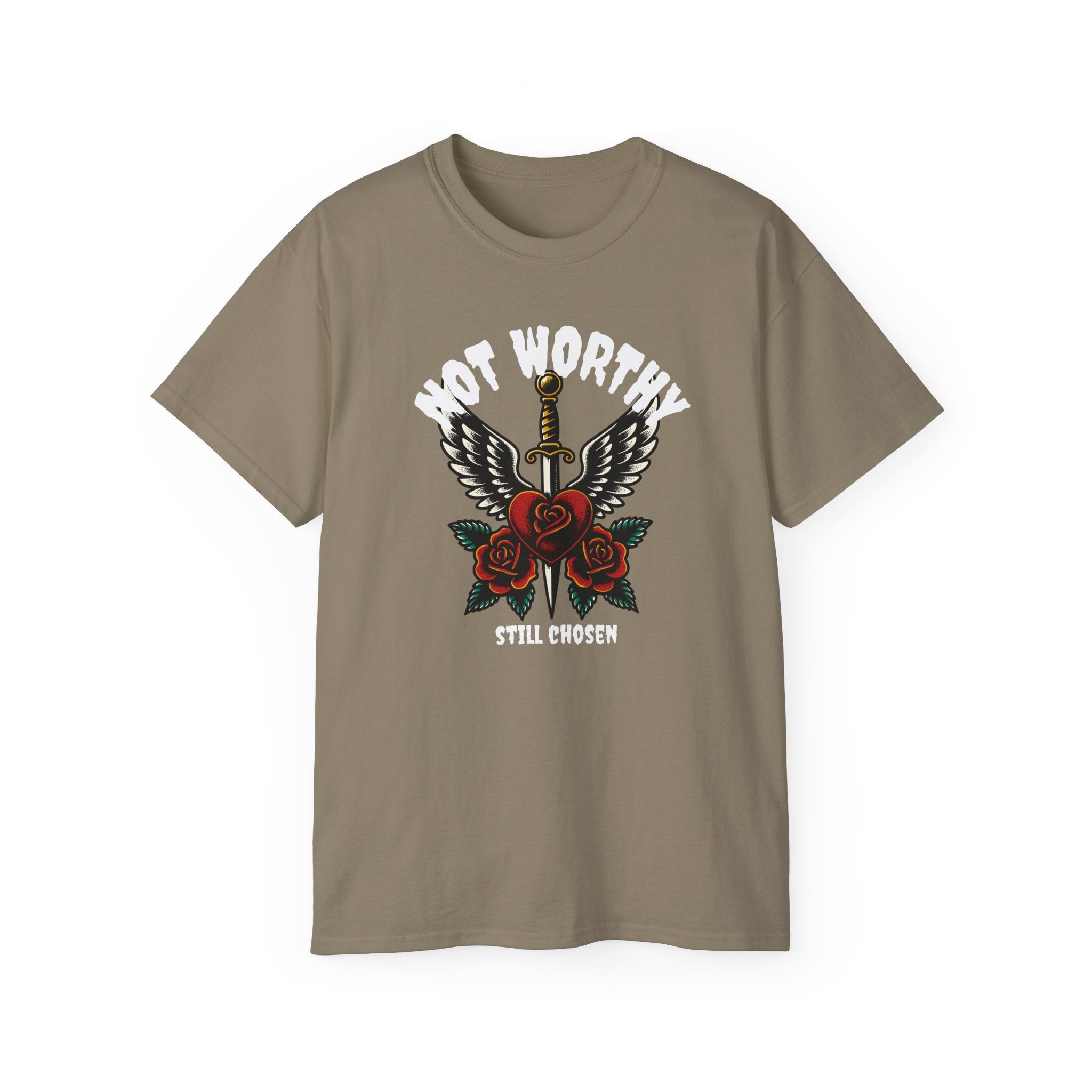 Not Worthy Still Chosen Tee