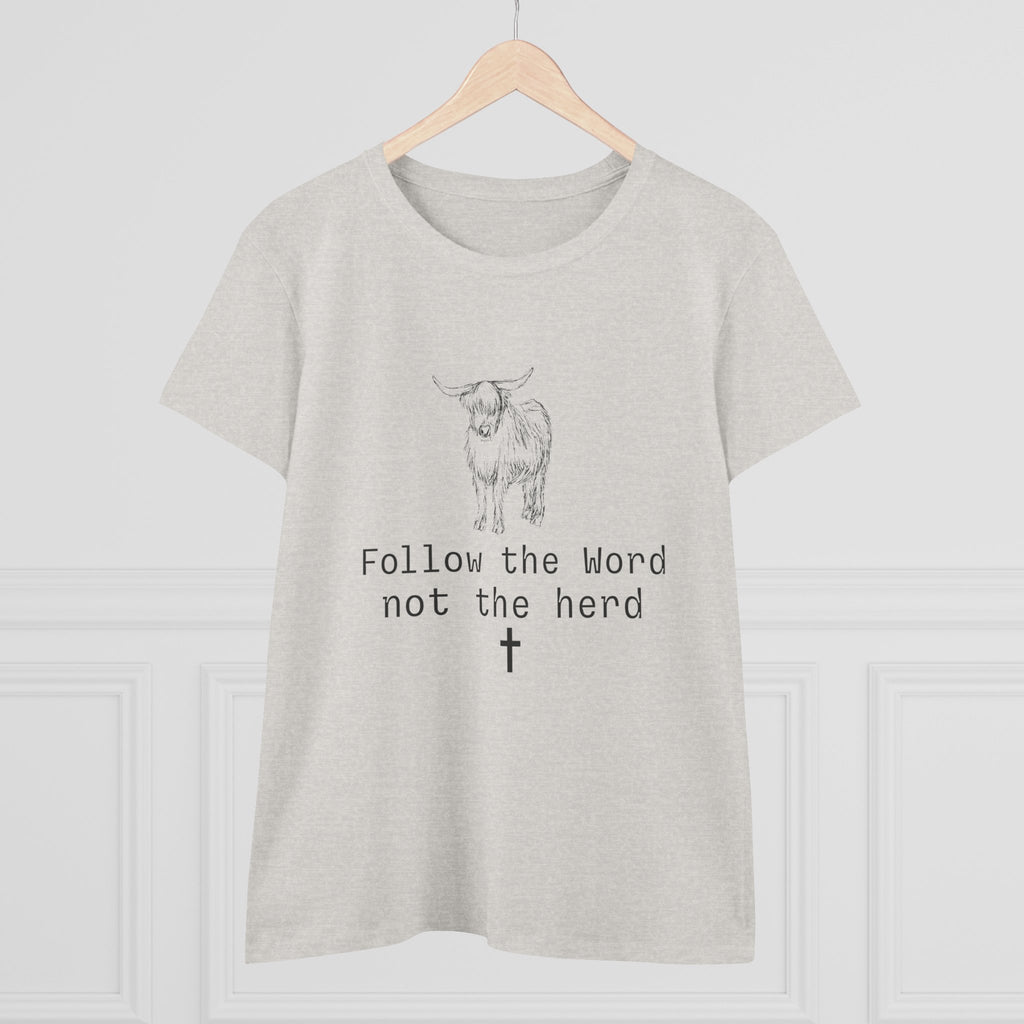 Graphic Tee — "Follow the Word Not the Herd"
