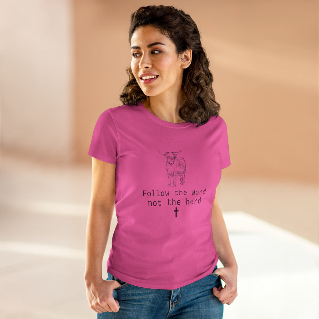 Graphic Tee — "Follow the Word Not the Herd"