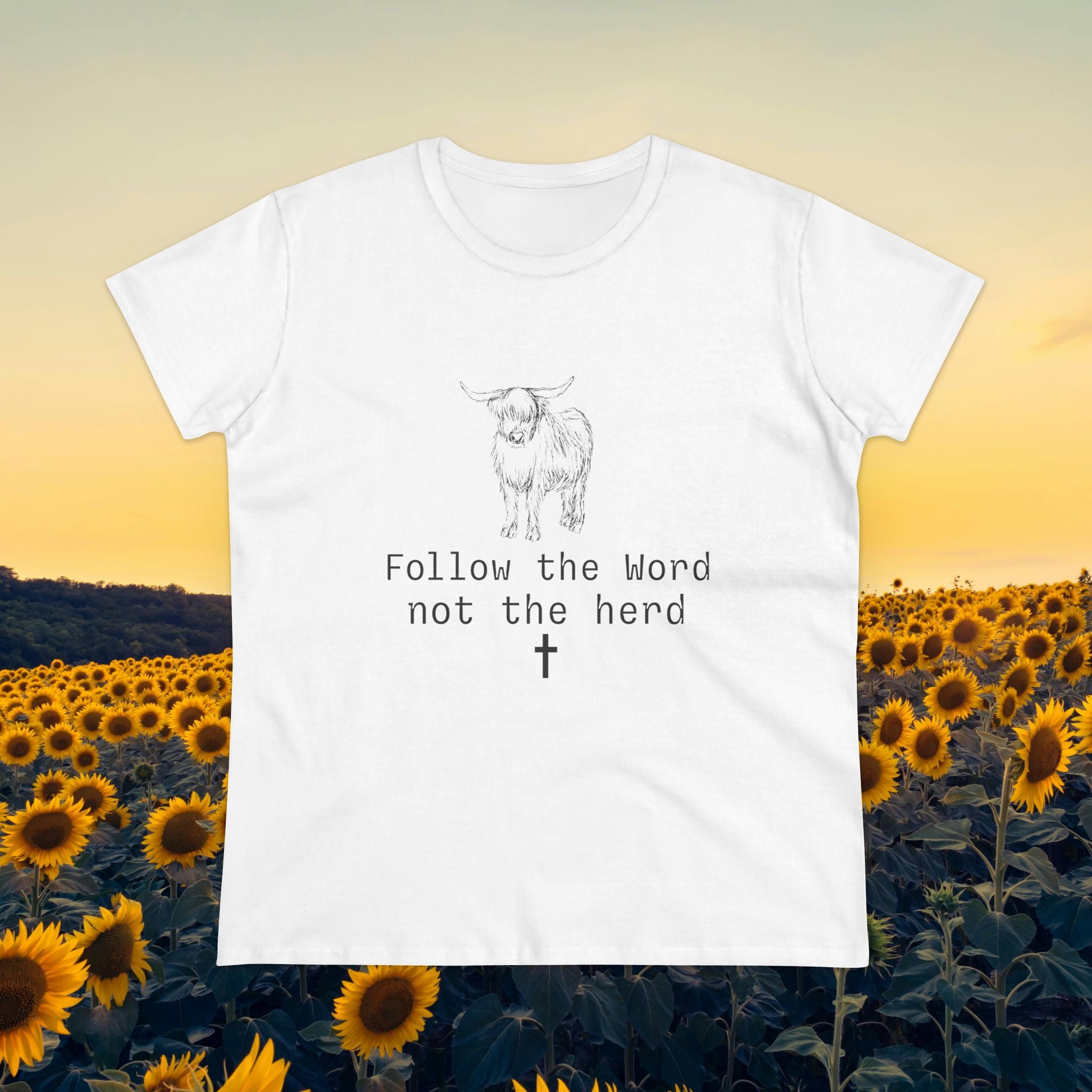 Graphic Tee — "Follow the Word Not the Herd"