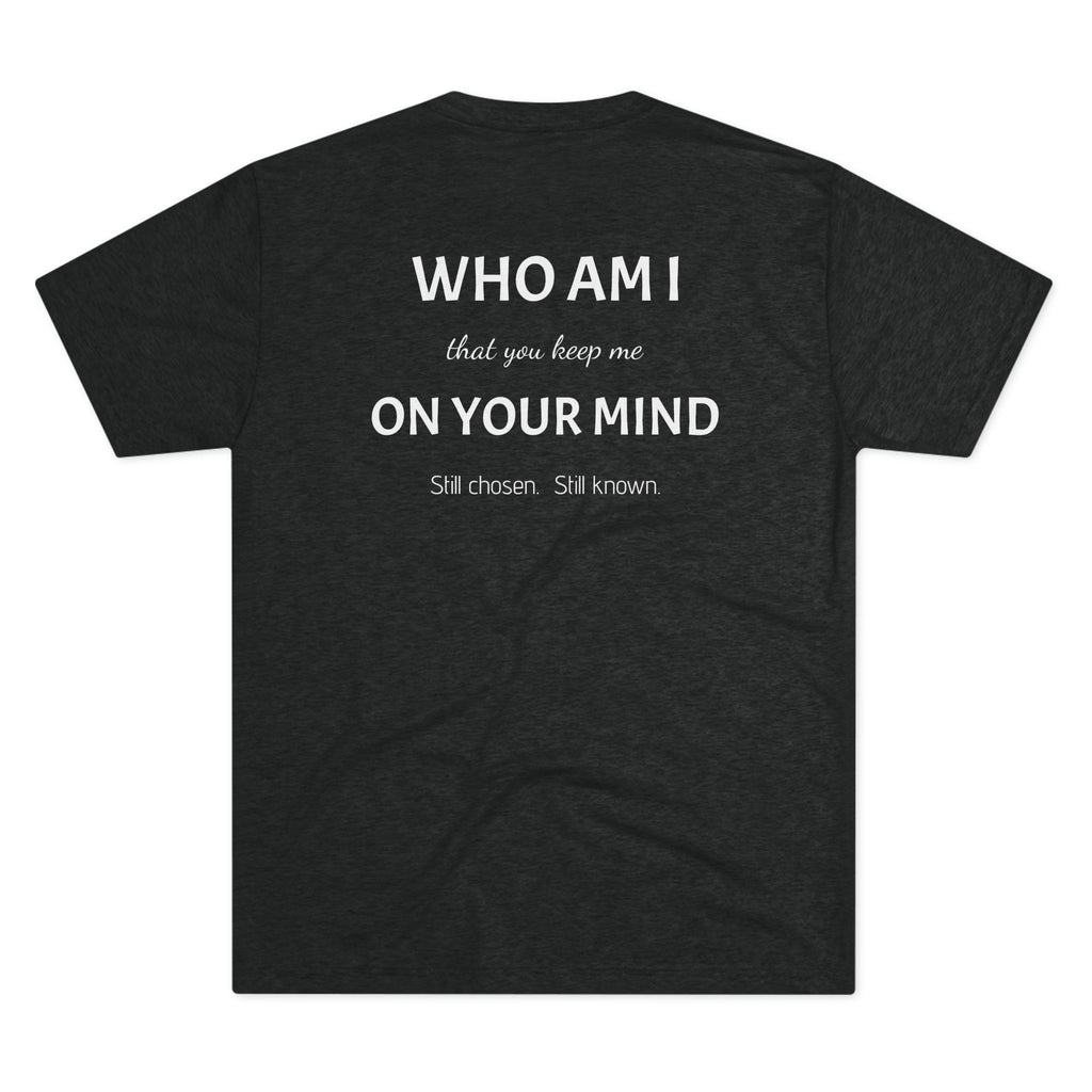 Conviction Crew Tee — "Who Am I"