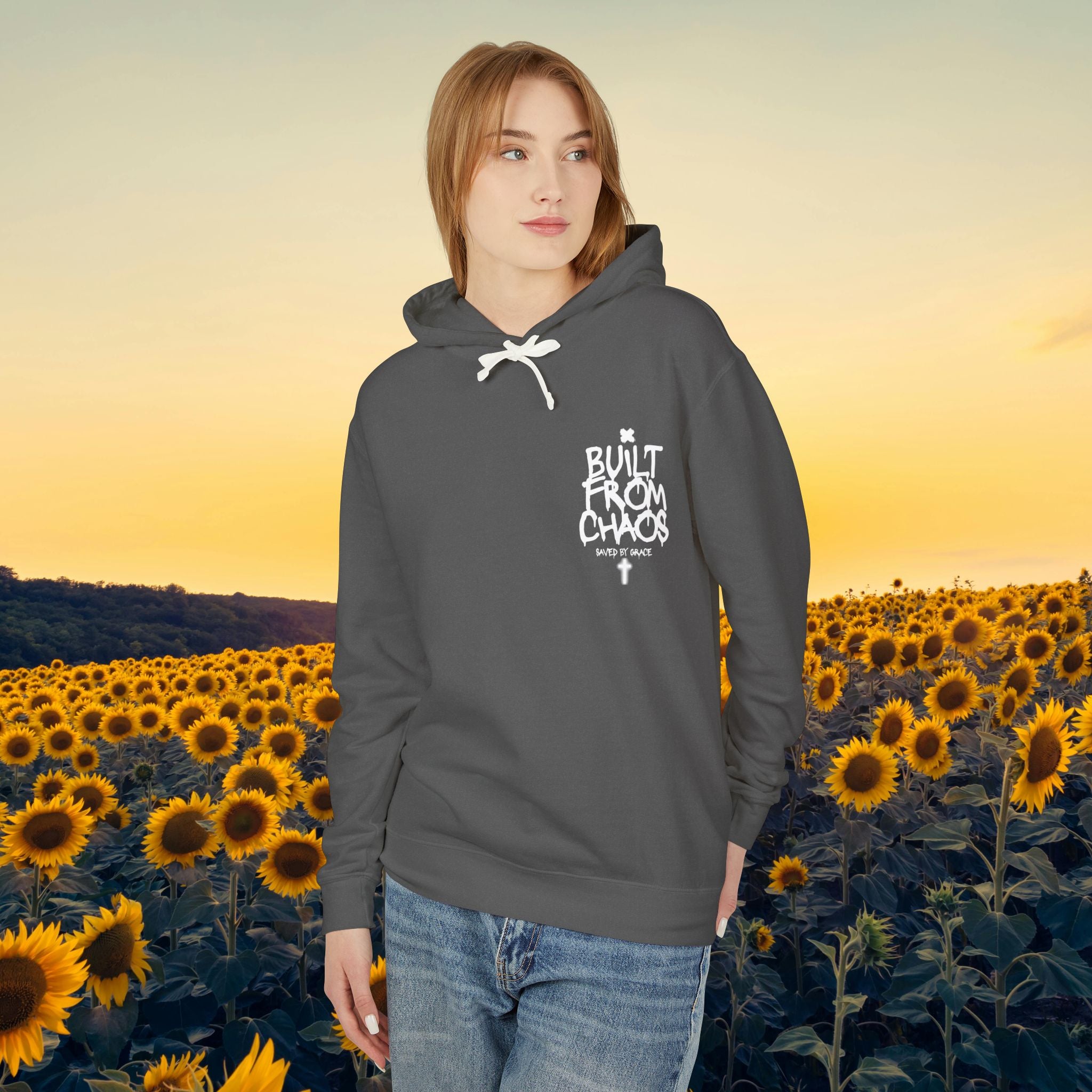 Built From Chaos Hoodie —Lightweight Hoodie