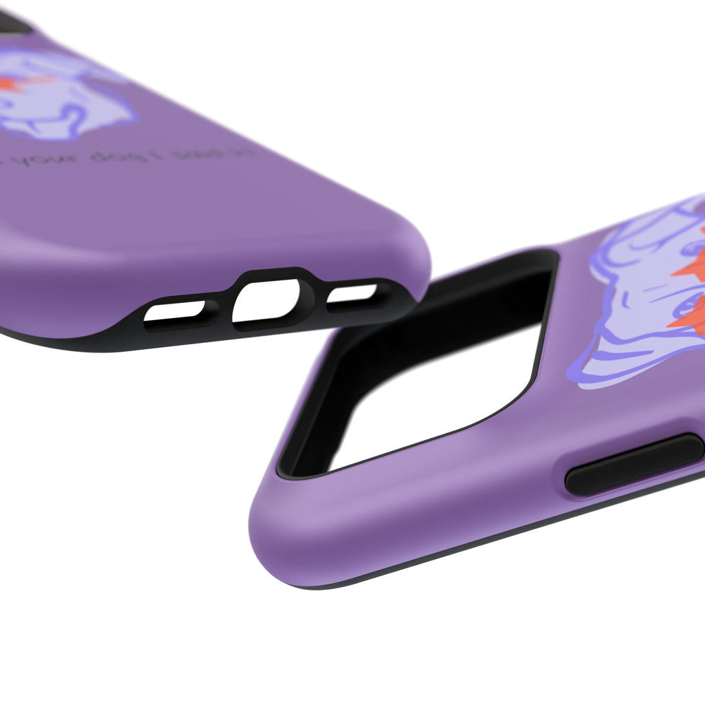Impact Resistant Case — Purple Dog “Tell your dog I said hi”