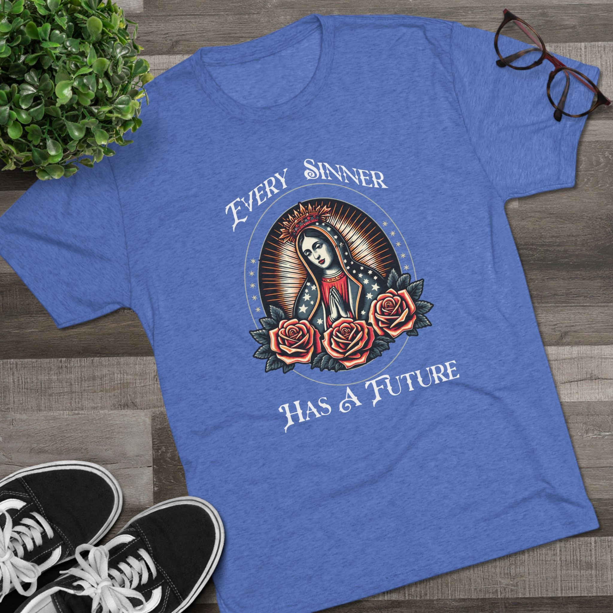 Crew Tee — "Every Sinner Has a Future"