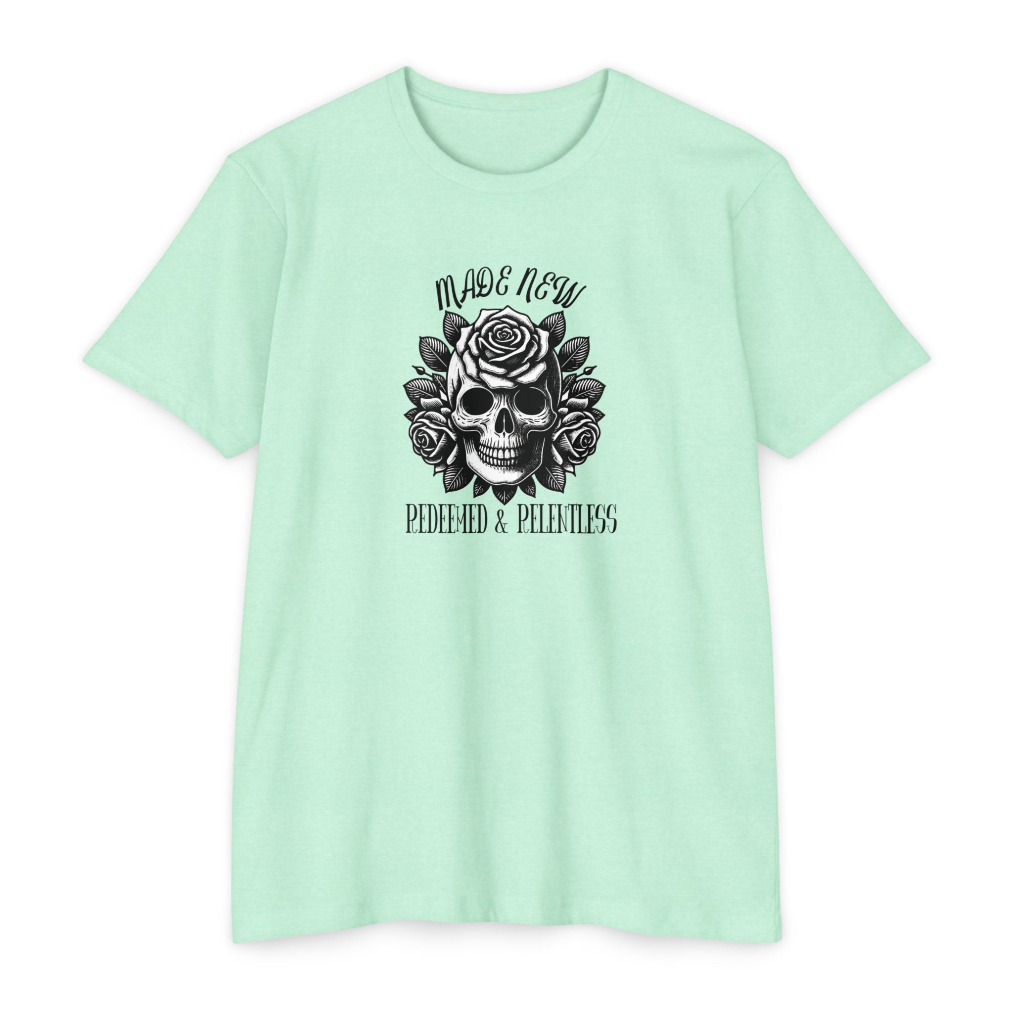 Redeemed & Relentless Christian Tee