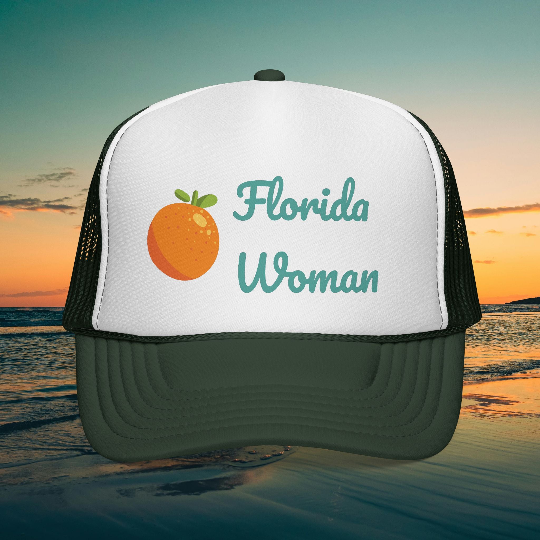 Florida Woman Trucker Cap