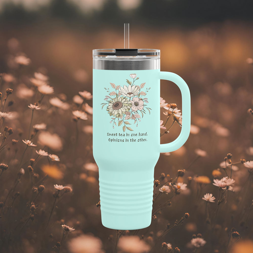Sweet Tea And Opinions 40oz Tumbler