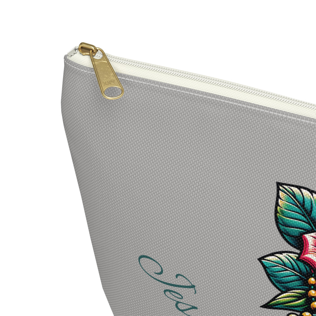 Accessory Pouch — "Jesus, Coffee, and Lip Gloss" Cosmetic Bag