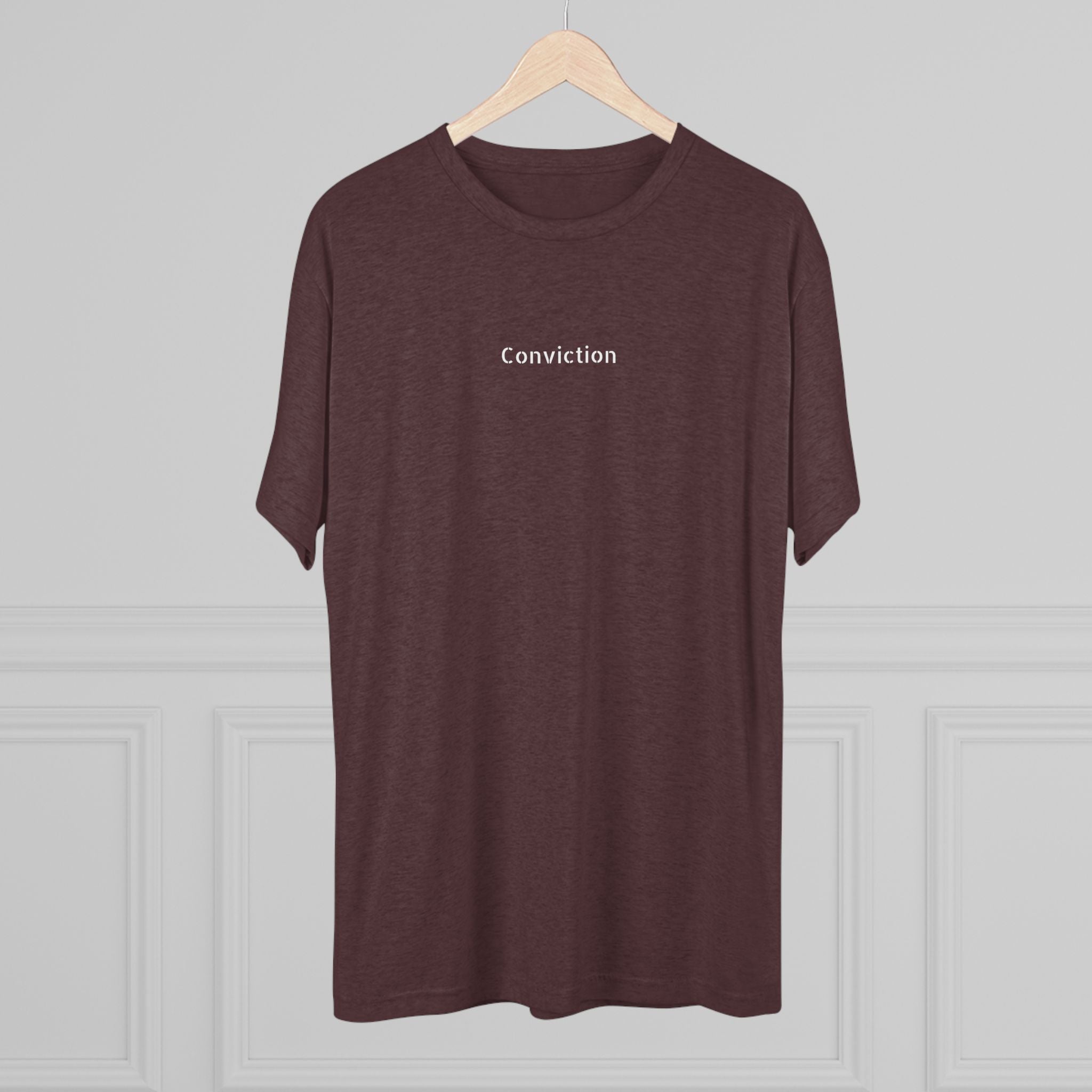 Conviction Crew Tee — "Who Am I"