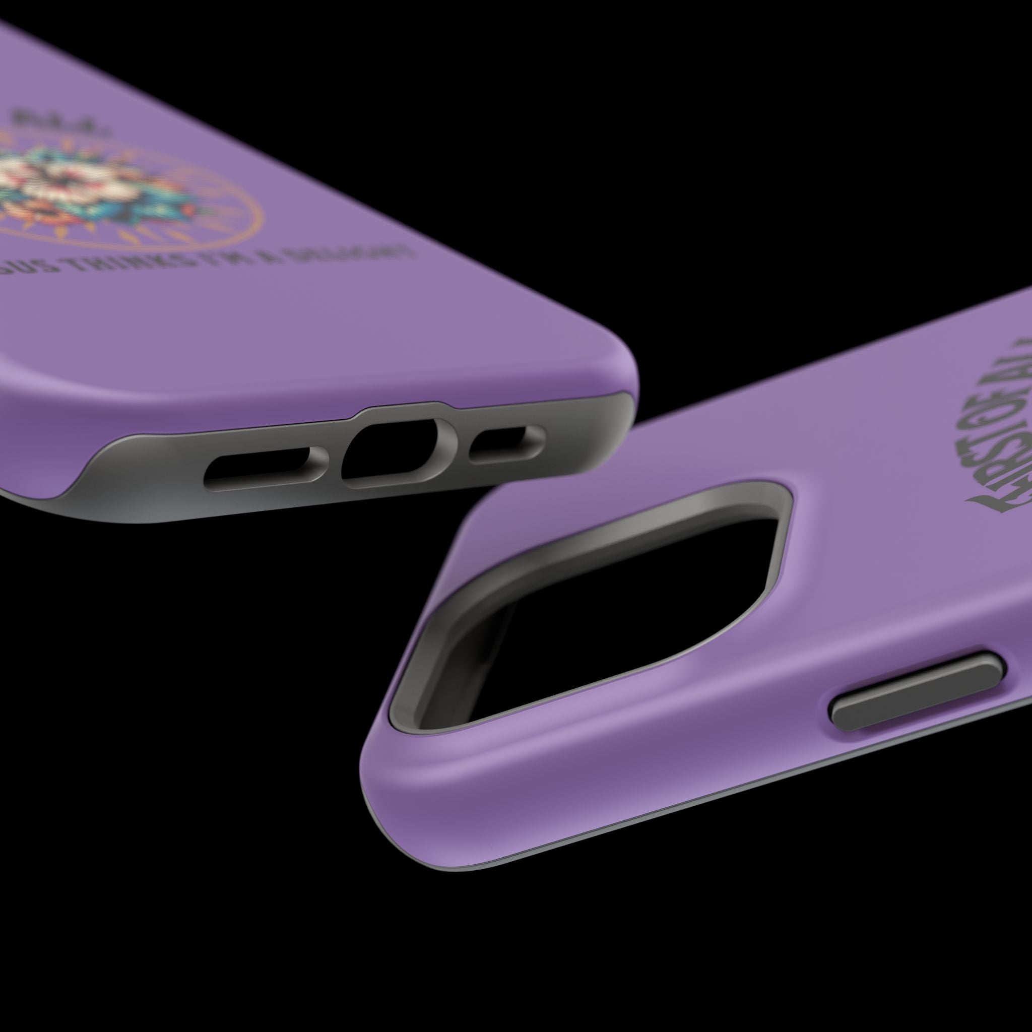 Phone Case — “First of All, Jesus Thinks I’m a Delight” Impact-Resistant Magnetic Case