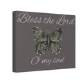Bless the Lord Butterfly Canvas Wall Art — "Bless the Lord O' my soul" Christian Home Decor