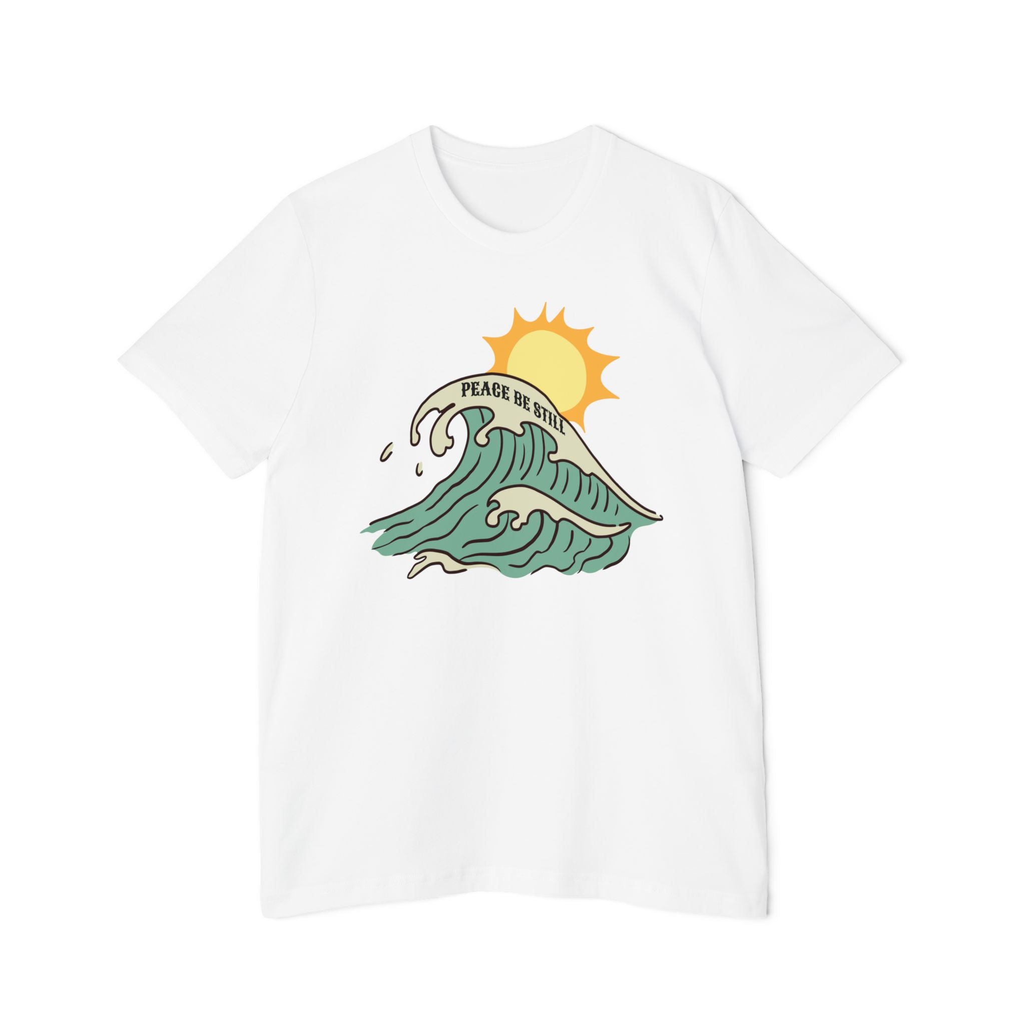 Peace Be Still T-Shirt — "Retro Son" Christian Tee