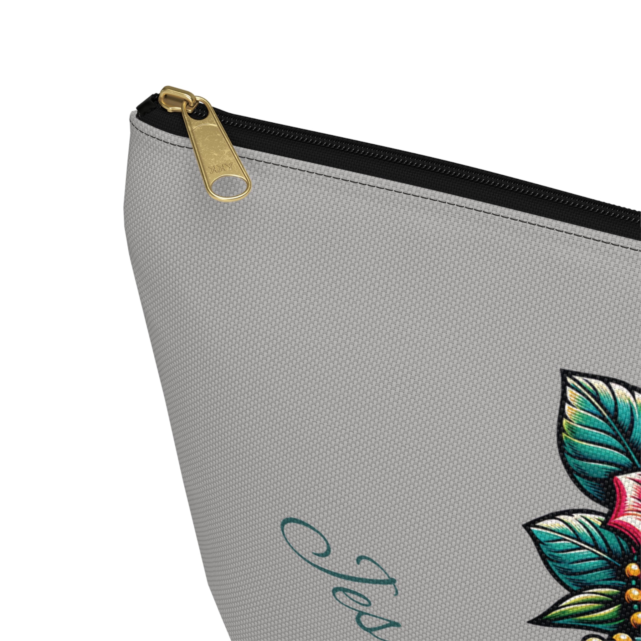 Accessory Pouch — "Jesus, Coffee, and Lip Gloss" Cosmetic Bag