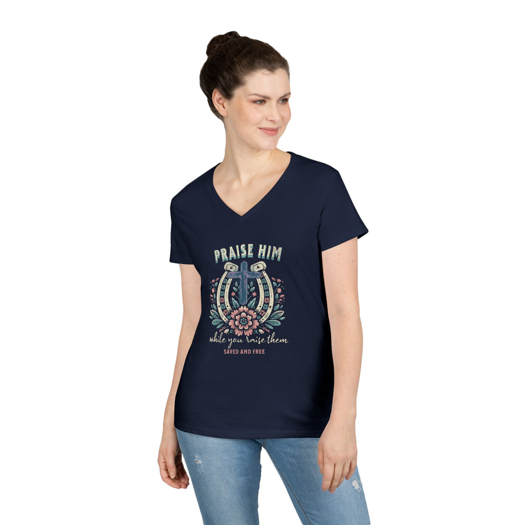 Praise Him While You Raise Them Tee