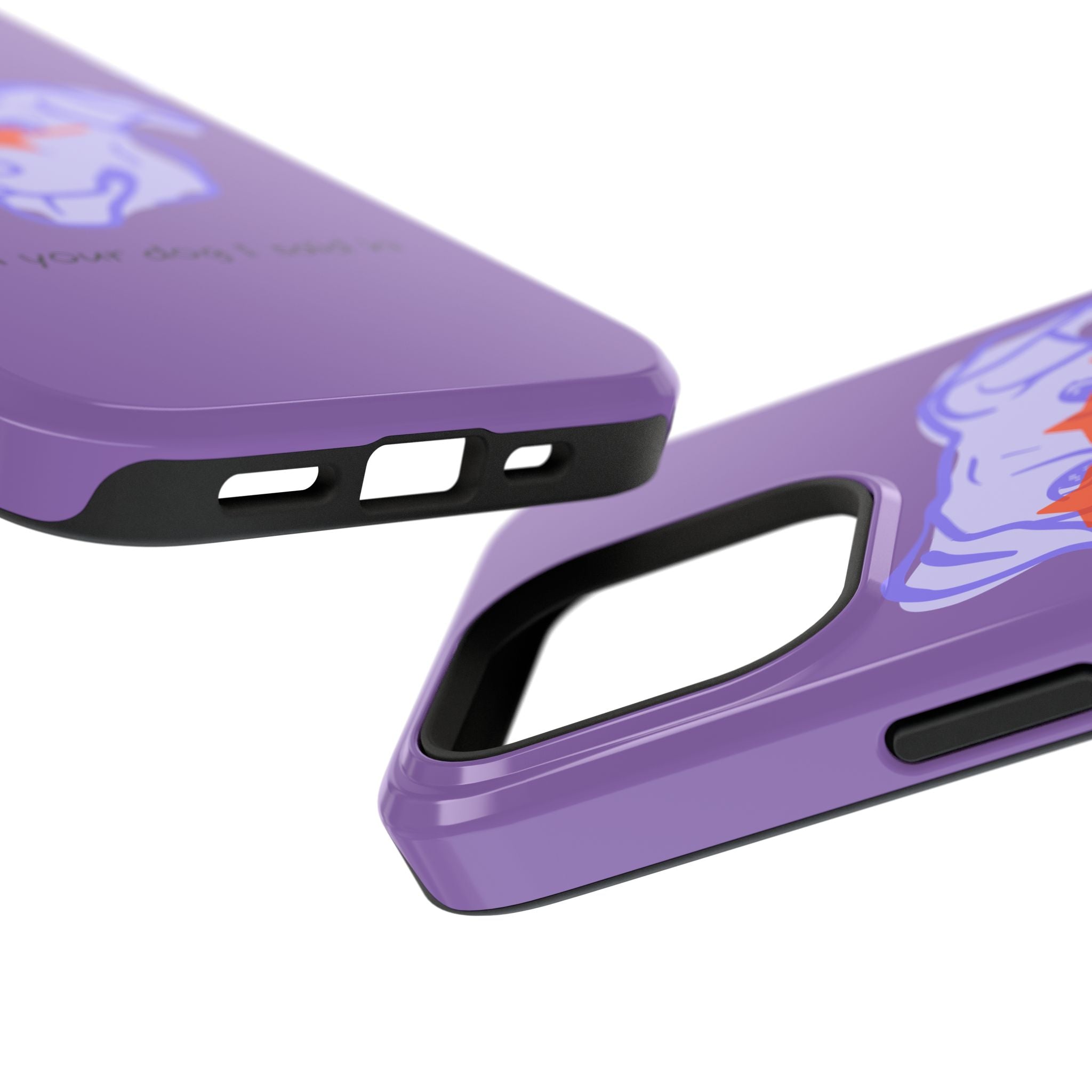 Impact Resistant Case — Purple Dog “Tell your dog I said hi”