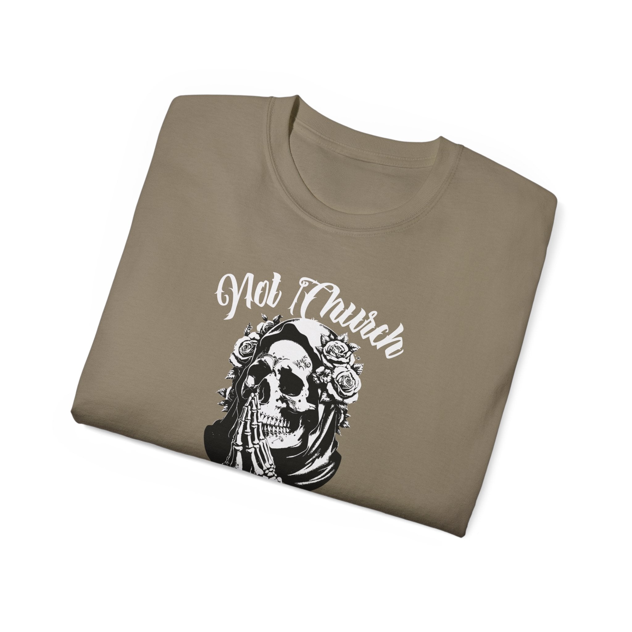 Not Church Perfect Skull Tee
