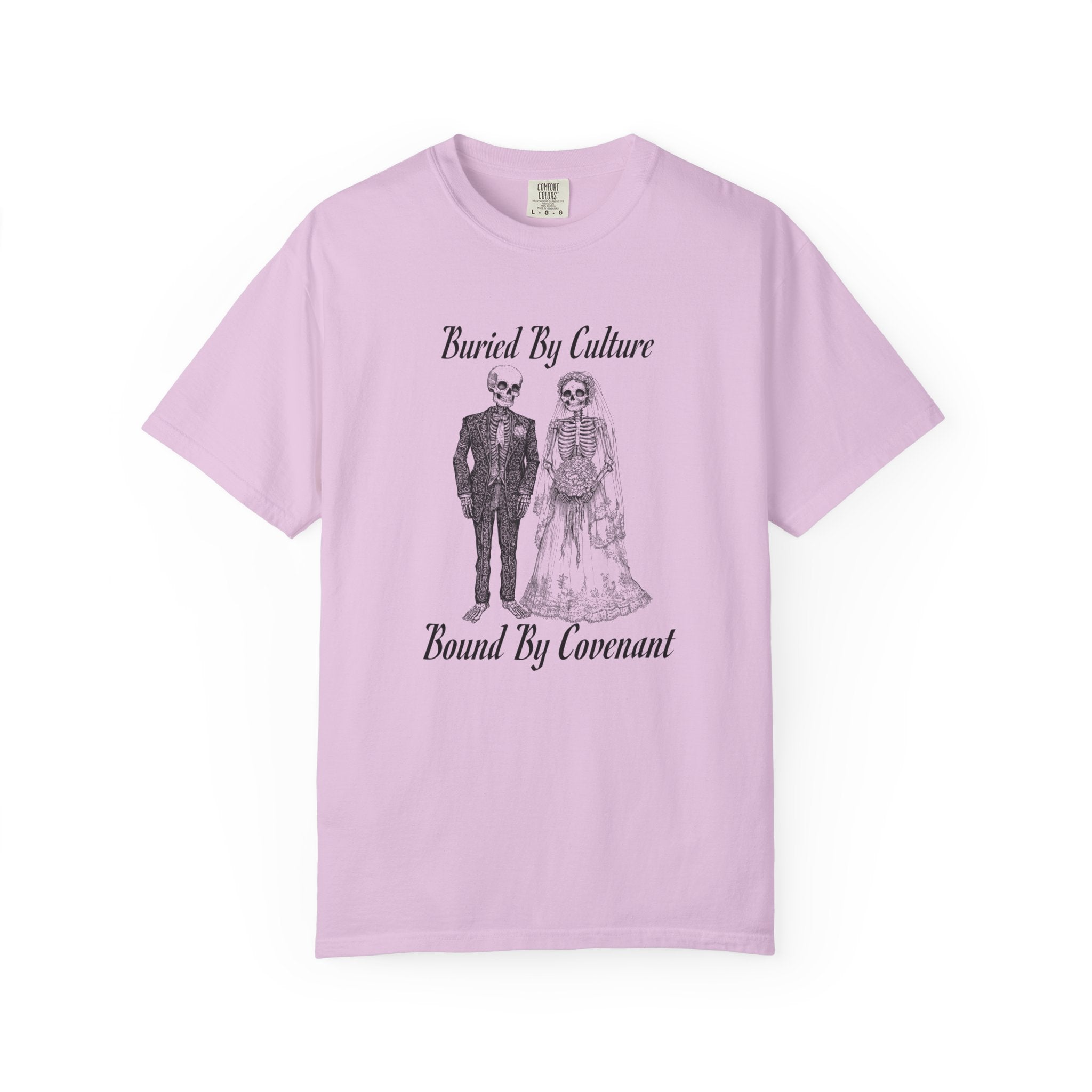T-Shirt — "Buried By Culture, Bound By Covenant" Vintage Couple Graphic
