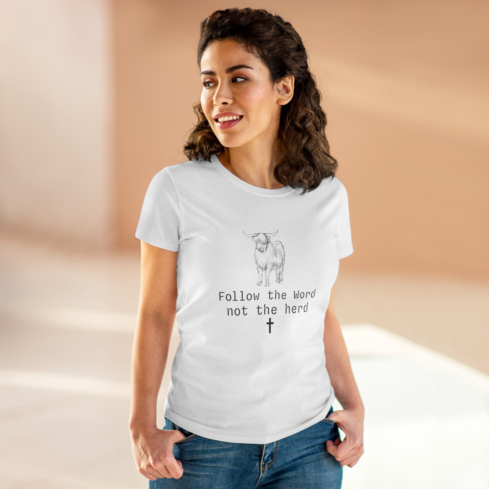 Graphic Tee — "Follow the Word Not the Herd"